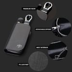 Pu Leather Remote and keychain