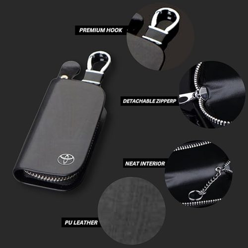 Pu Leather Remote and keychain