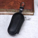 Compact PU Leather Key Case