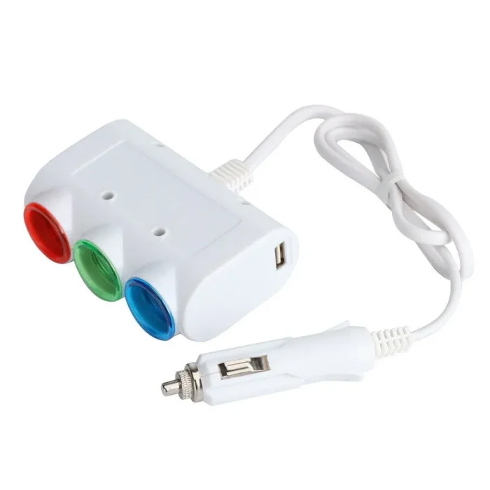 Car Ports Socket Dual USB Power Charger Adapter Output 3A