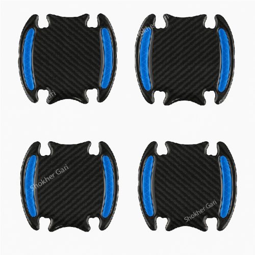 Reflective Door Handle Guard Sticker for Car Door 4 Pieces Set - Image 6