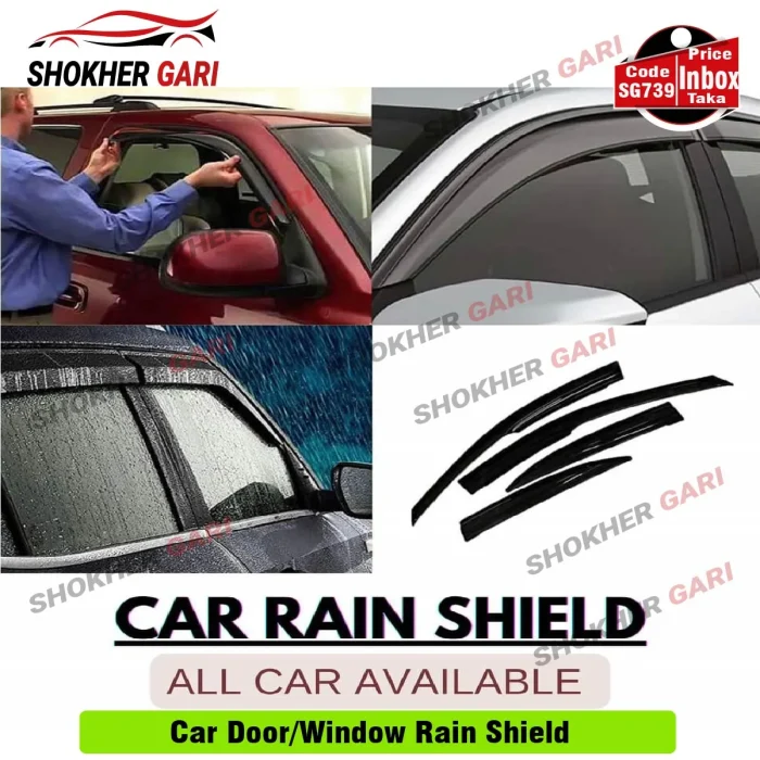 Car Door-Window Rain Shield