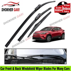 Car Front And Back Windshield Wiper Blades