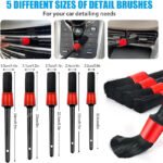 Multipurpose Car Detailing Brushes - Versatile Car Detailing Brushes- 5pieces Set