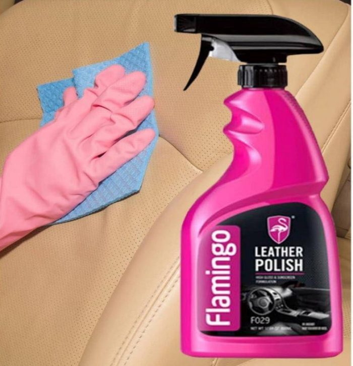 Car Flamingo Leather Polish