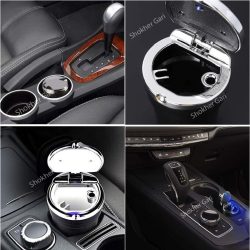Portable Ashtray With LED Lights -  Ashtray