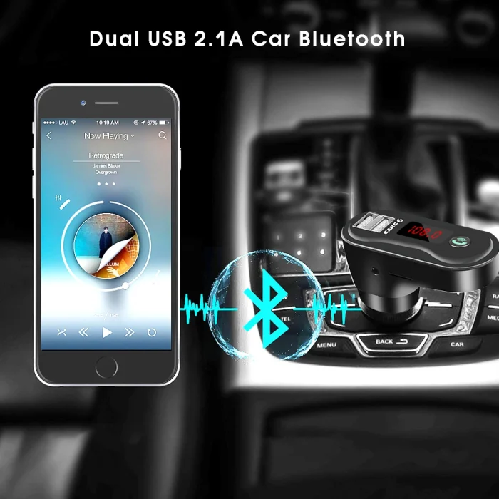 Wireless Bluetooth FM Transmitter