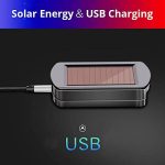 Rechargeable Solar Energy LED Car Ashtray