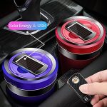 Rechargeable Solar Energy LED Car Ashtray