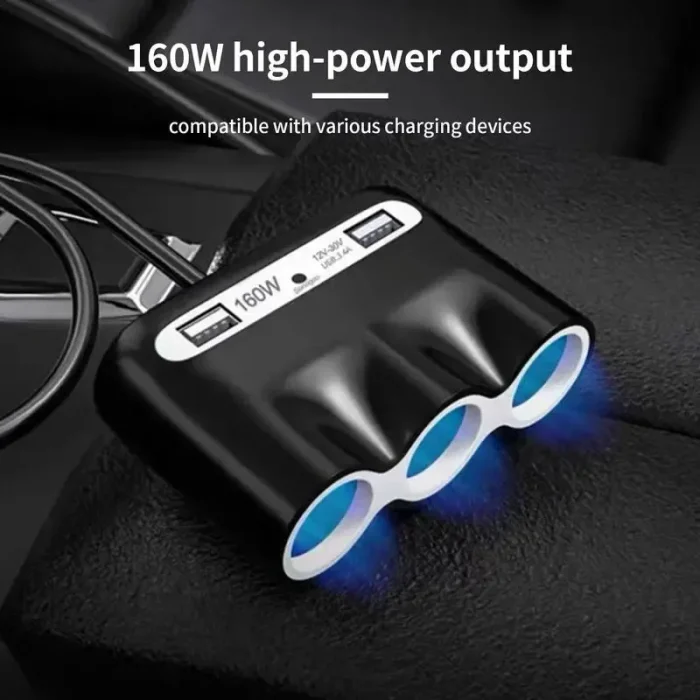 Multifunction Car fast Charging Adaptor