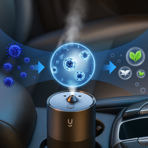 Intelligent Car Mounted Fragrance machine Diffuser  Rechargeable Multifunctional And Smart Spray - Image 4