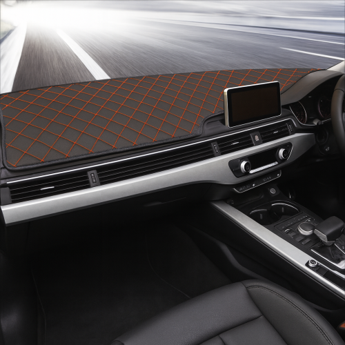 M/Y Anti Slip 5D Car Dashboard Cover Red Check - Image 1