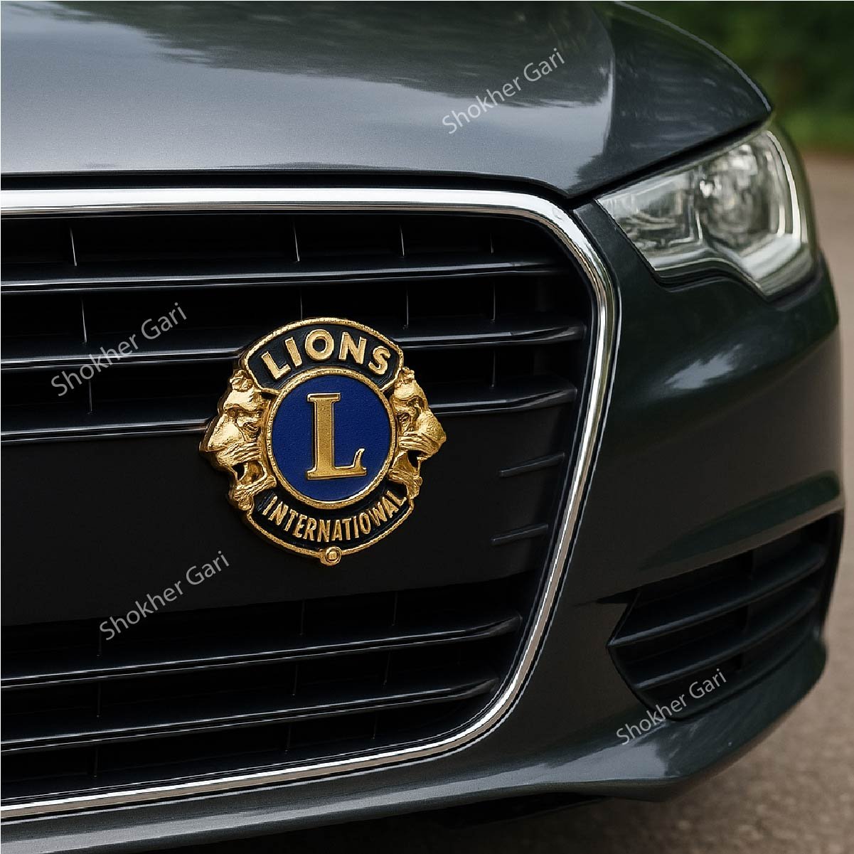 SG701 Lions Clubs International Logo For Car Grille 1950 TK (4) Lions Clubs International Logo For Car Grille - Image 1