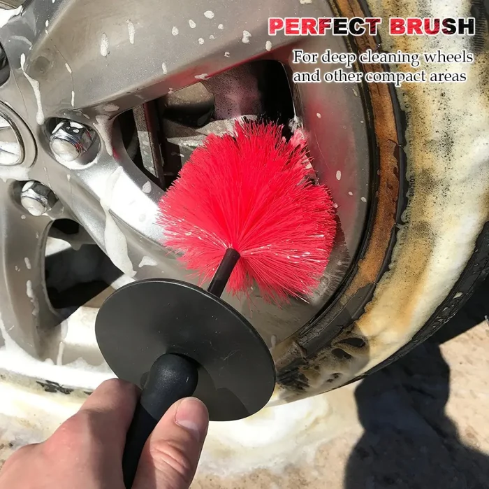 Car Wheel,Rim And Engine Detailing Brush