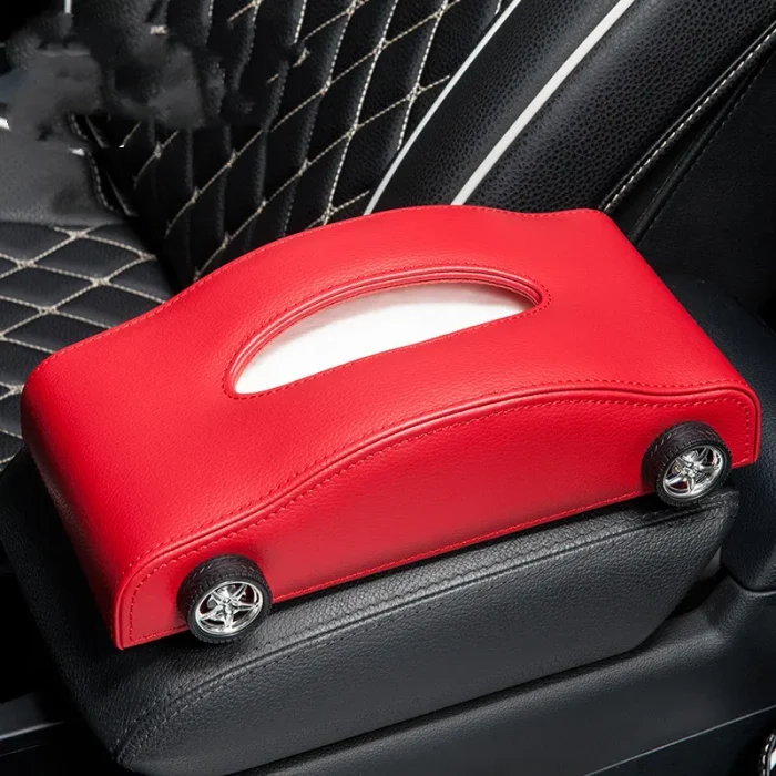 Car Shape Tissue Box with Clock