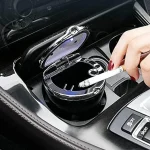 BMW Mini Carbon Fiber LED Ashtray