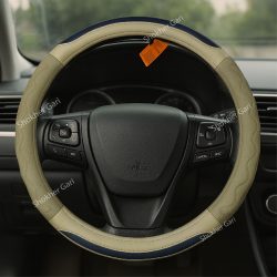 Half Carbon Web Steering Cover