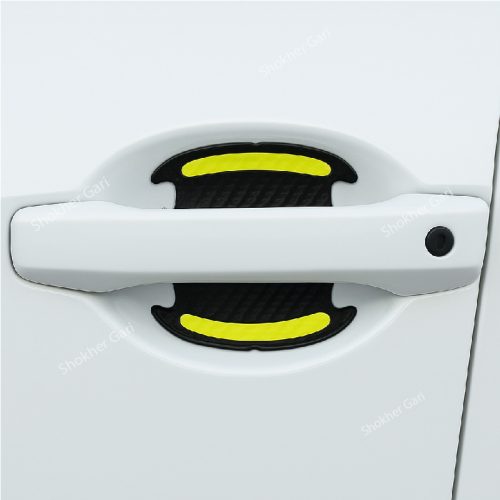 Reflective Door Handle Guard Sticker for Car Door 4 Pieces Set - Image 1