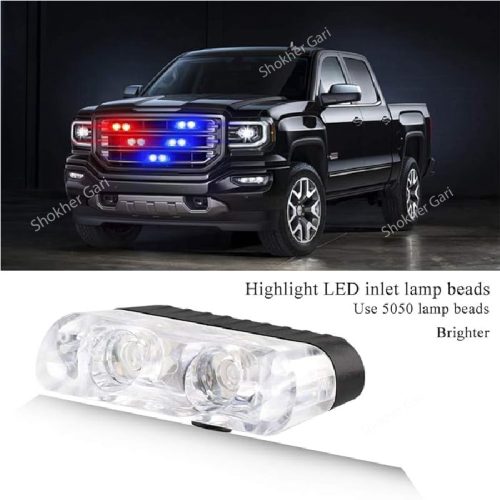 Car Remote Control LED Strobe Grill Light - Image 2