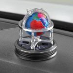 World Map Car Solar Perfume