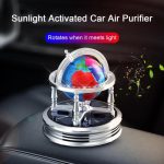 World Map Car Solar Perfume