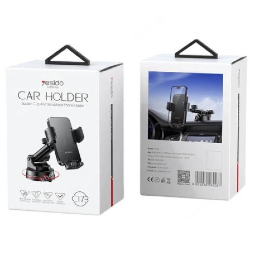 Yesido C173 Phone Holder For Car Dashboard And Windshield  - Image 3