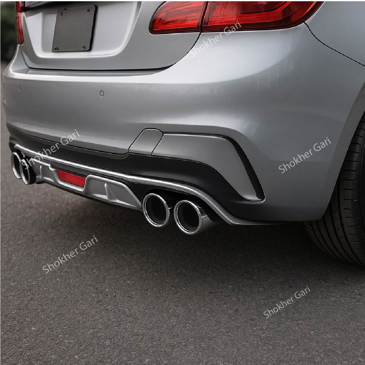 SG732 Universal Rear Bumper Diffuser Lip Spoiler 2950 TK (5) Universal Rear Bumper Diffuser Lip Spoiler - Image 1