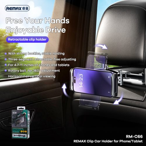 REMAX RM-C66 Car Mobile And Tablet Holder - Image 1