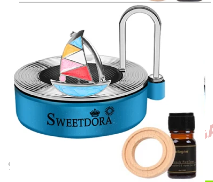 Solar Powered Boat Rotating Perfume