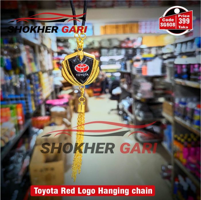 Toyota Red Logo Hanging chain