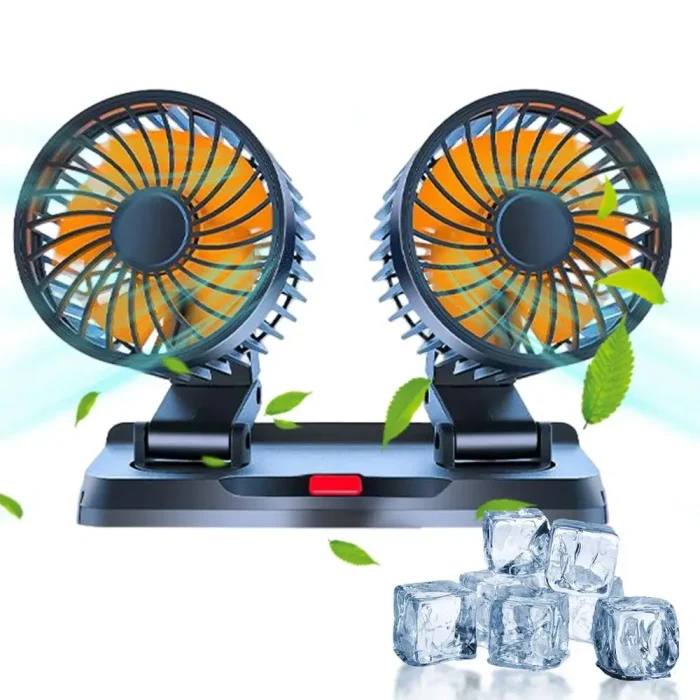 Two Head Electric Fan