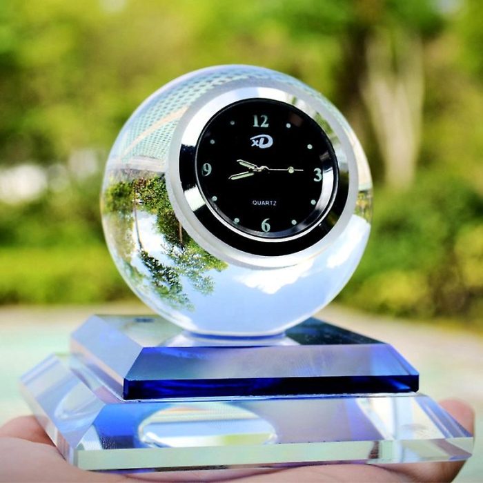 Crystal Ball with Clock Solar Perfume