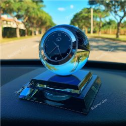 Crystal Ball with Clock Solar Perfume