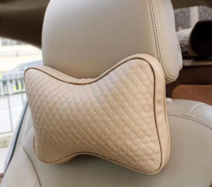 Artificial Leather Neck Pillow