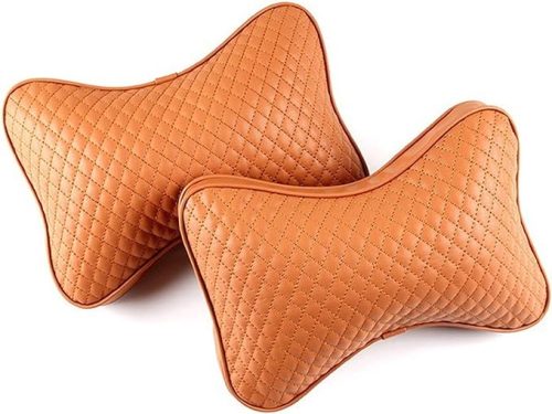 Artificial Leather Neck Pillow