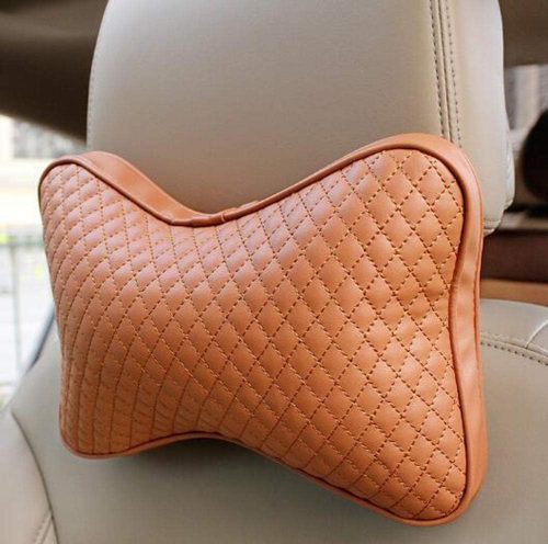 Artificial Leather Neck Pillow