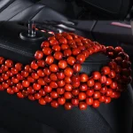 Wooden Bead Car Seat Cover