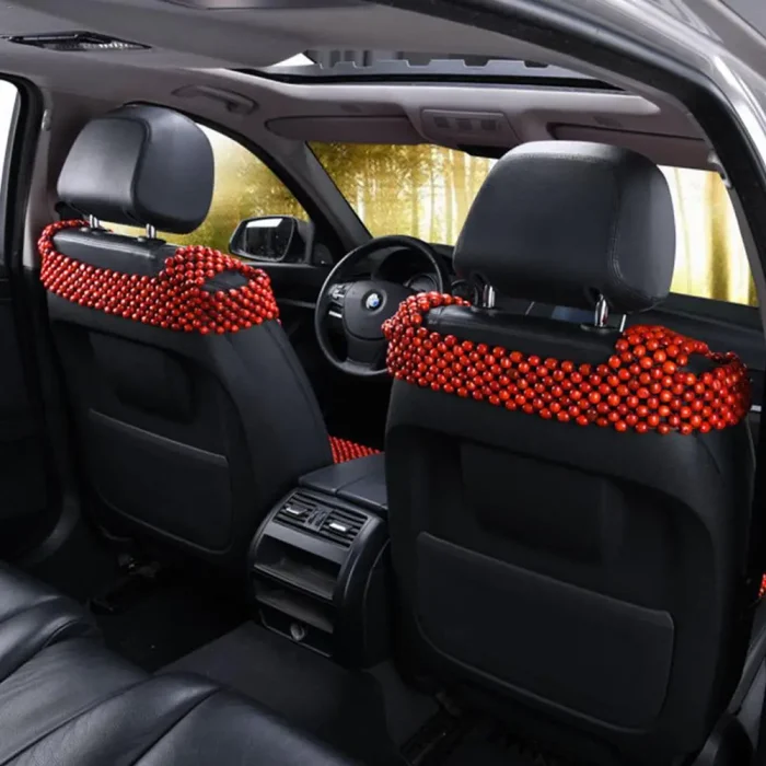 Wooden Bead Car Seat Cover