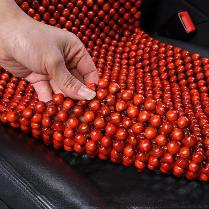 Wooden Bead Car Seat Cover