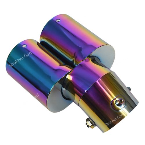 Exhaust Muffler Cap Stainless Steel 2 hole-4 (63C) - Image 5