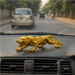 Red Stone Tiger Car Dashboard Showpiece