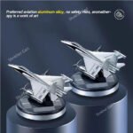 Solar Powered Rotating Combat Aircraft Perfume And Showpiece