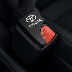 Car Seat Belt Clip Metal With Logo 2 pcs