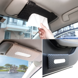 LUXURY CAR SUNVISOR TISSUE BOX