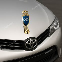 Toyota Metal 3D Crown Bonnet Logo