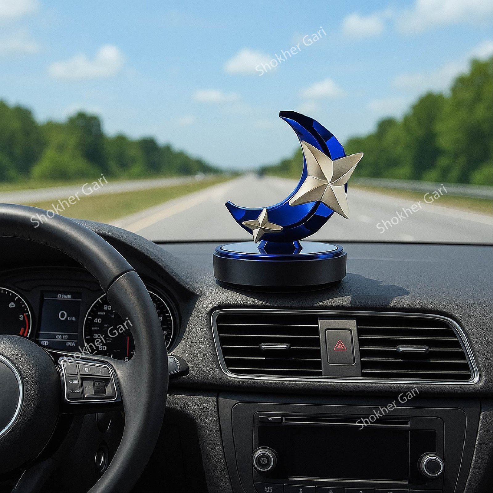 SG818 (3) Moon Solar car mounted fragrance - Image 1