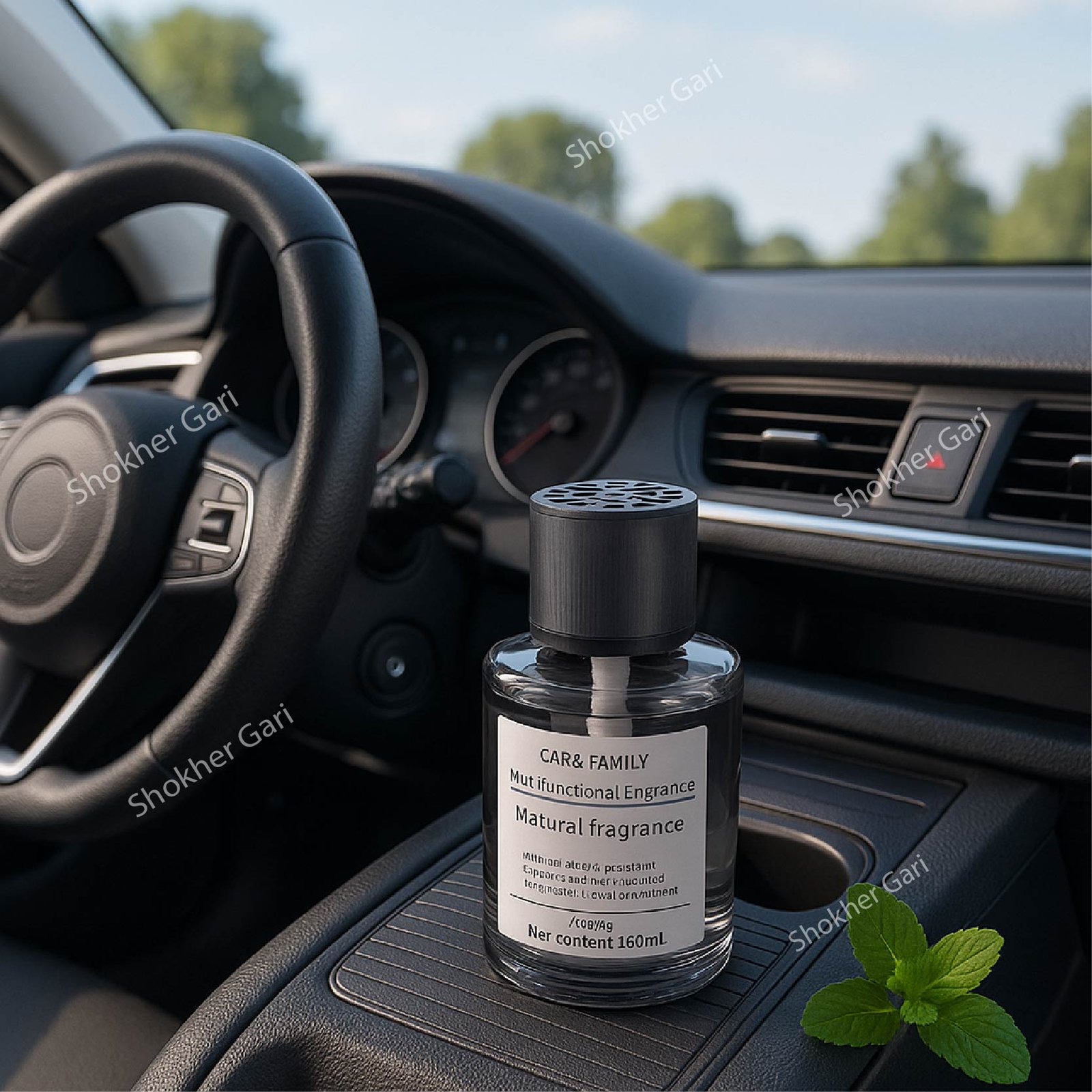 SG828-01 Glass Bottle 160ml Car Perfume - Image 1
