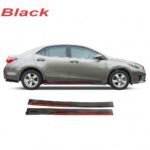 Universal Side Skirt Extension Rocker Plate Lip Black 5950 TK Carbon 7450 TK
