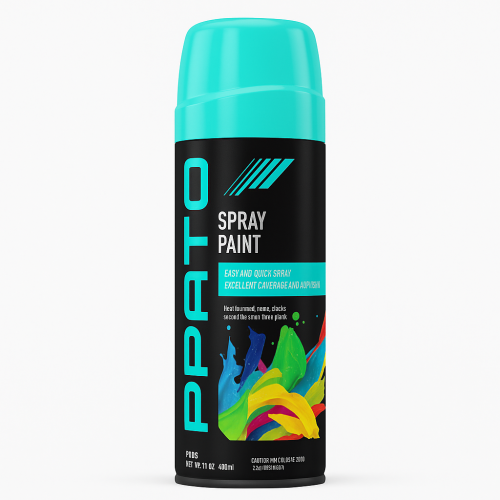 Prato Car Color Spray Paint Black,White, Silver. - Image 4