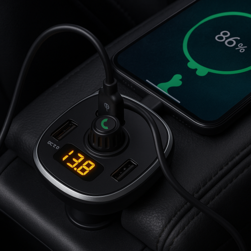 Yesido FM Transmitter Car Charger (Y39) - Image 1